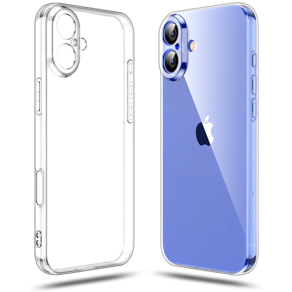 Clear TPU Case for iPhone 16 Plus